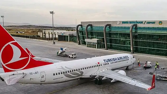 Aralık ayında Konya Havalimanı'nda 88.646 yolcu hizmet aldı