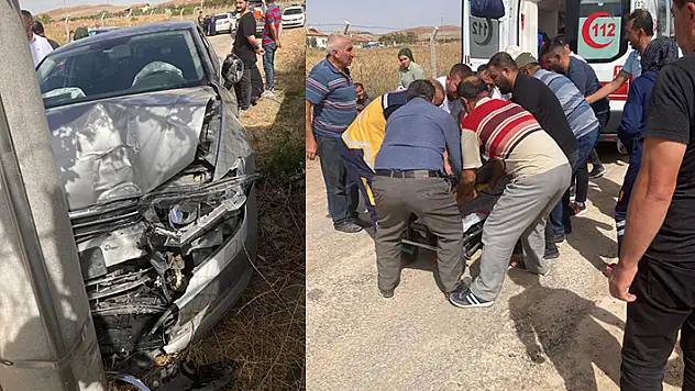 Arı soktuğu için alerji iğnesi olmaya giderken kaza yaptı: 2 yaralı

