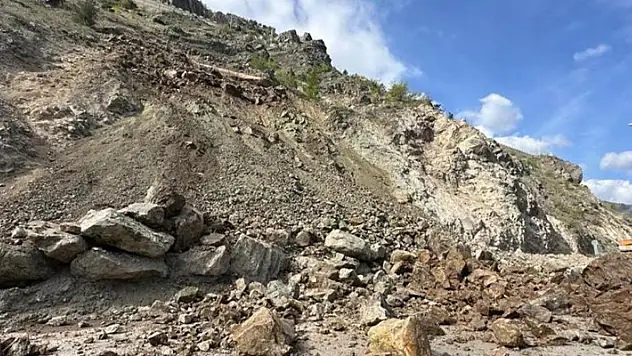 Artvin-Erzurum kara yolunda heyelan
