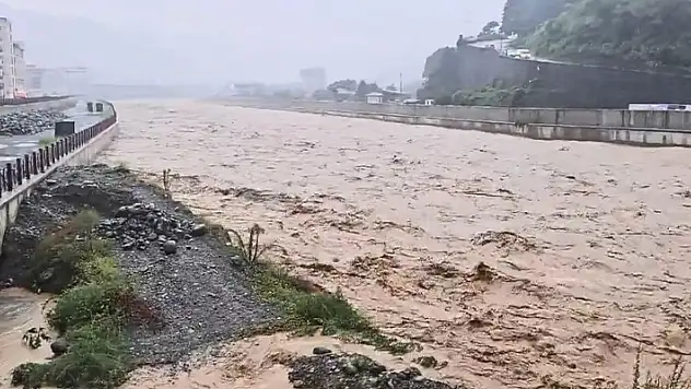 Artvin'de şiddetli yağış sel ve taşkınlara neden oldu
