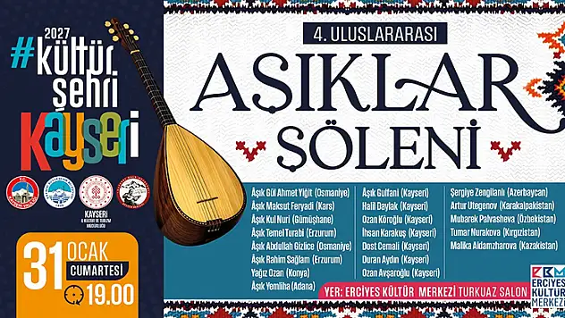Aşıklar Şöleni'ne Konya'dan o isim de katılacak