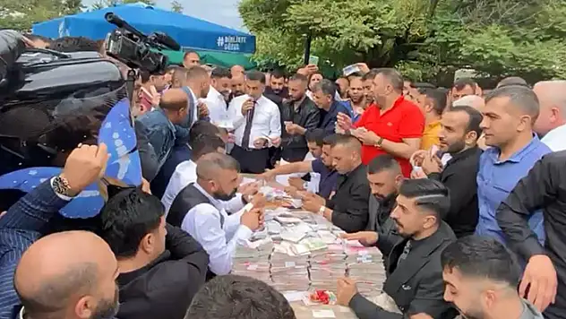 Aşiret düğününde 11 milyon 500 bin TL para toplandı
