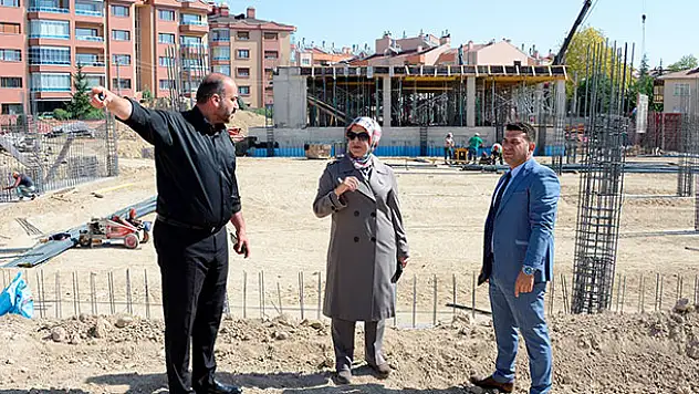 Aşkan Spor Kompleksi yapımı devam ediyor