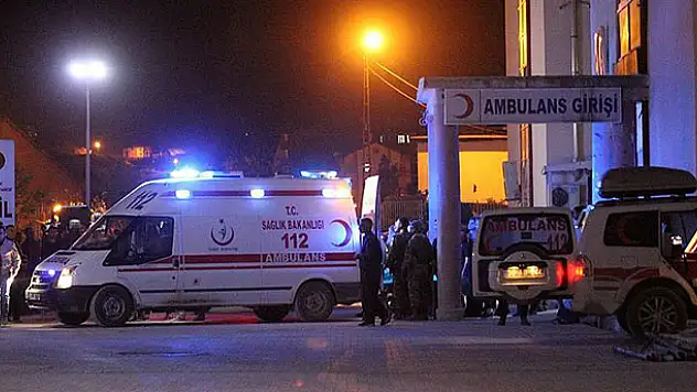 Askeri konvoya roketatarlı saldırı: 1 şehit, 6 yaralı