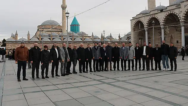 ASRİAD Genel Merkez Başkanı Cemil Yıldız Şeb-i Arus programı için Konya'da