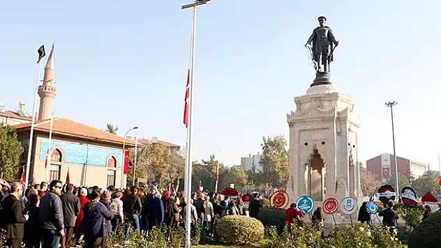 Atatürk  ebediyete intikalinin 81. yıl dönümünde Konya'da törenle anıldı