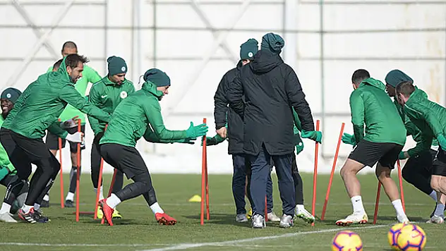 Atiker Konyaspor, Galatasaray hazırlıklarını sürdürüyor