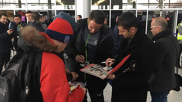 Atiker Konyaspor kafilesi Lviv'de