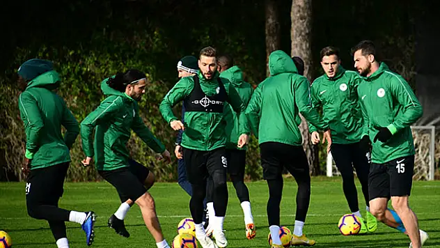 Atiker Konyaspor taktik çalıştı