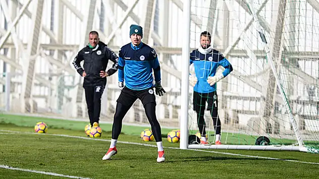Atiker Konyaspor, Trabzonspor maçının son çalışmasını yaptı