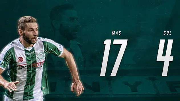 Atiker Konyaspor'umuzun en golcü ismi Nejc Skubic