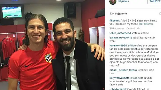 Atletico'dan Arda'ya büyük sevgi
