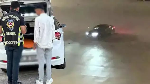 Attığı drift pahalıya patladı!
