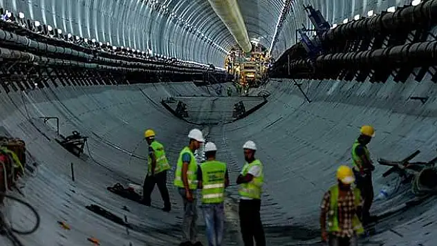 Avrasya Tüneli'nde son 75 metre