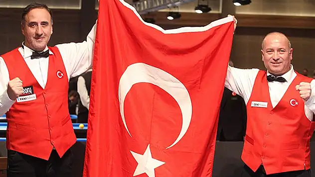 Avrupa Bilardo Şampiyonası'nda Artistik Milli Takımı, altın madalya kazandı

