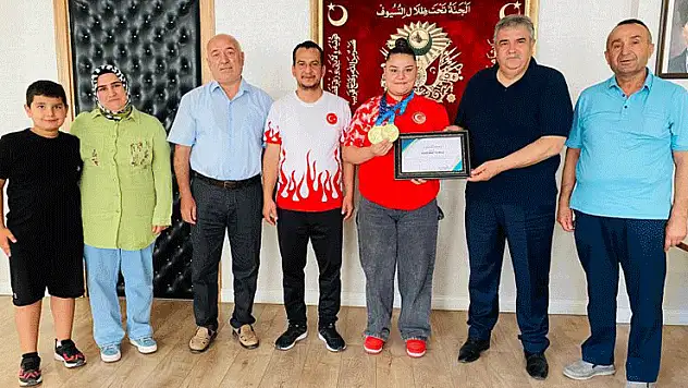 Avrupa Şampiyonu Sudenaz'dan Memleketi Bozkır'a ziyaret