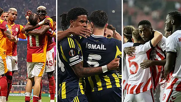Avrupa'da son 6 maç 6 galibiyet! Türk takımları parlıyor