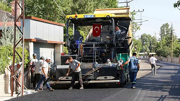 Ayanbey Sokak asfaltlama çalışması tamamlandı