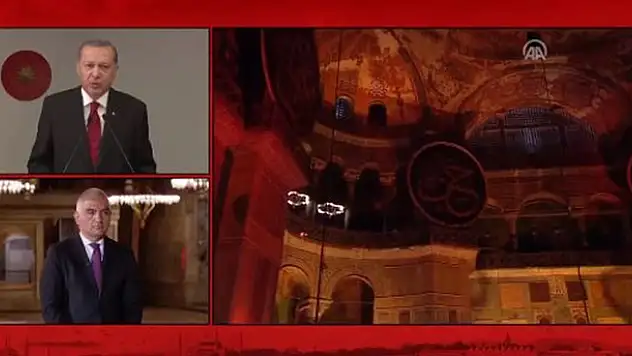 Ayasofya'da Fetih suresi: Cumhurbaşkanı Erdoğan'dan tarihi konuşma
