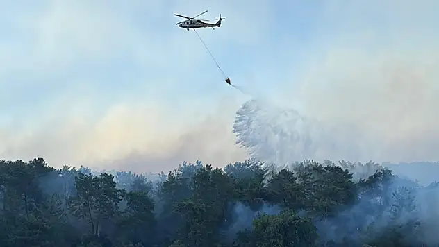 Aydın, Antalya ve Muğla'daki yangınlara müdahale sürüyor