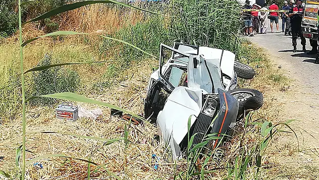 Aydın'da düğün dönüşü kaza: 1 ölü, 6 yaralı

