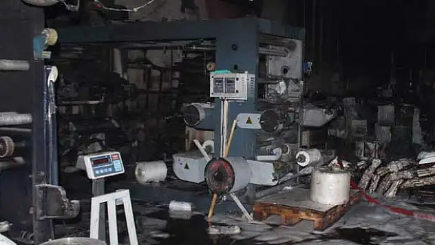Aydın'da fabrika yangını