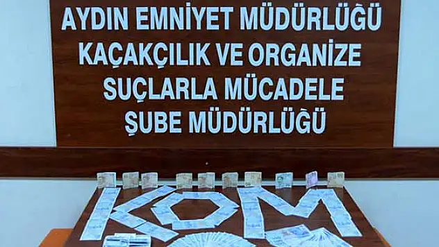 Aydın'da sahte para operasyonu