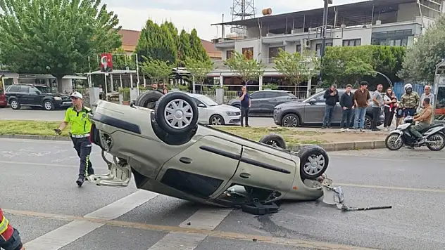 Aydın'da takla atan otomobilin sürücüsü hayatını kaybetti
