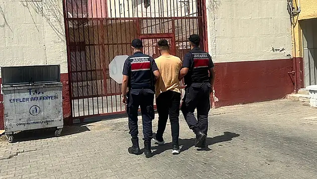 Aydın'da 500 kilo hayvan yemini çaldı, jandarmadan kaçamadı
