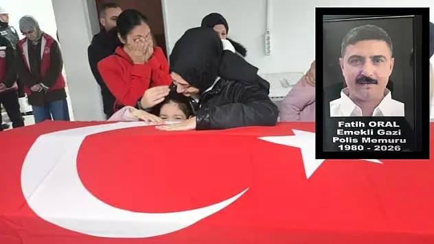 Aydın'da yaşamını yitiren gazi emekli polisin cenazesi Konya'da toprağa verildi