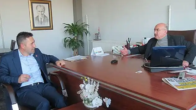 Ayhan'dan gazetemize ziyaret