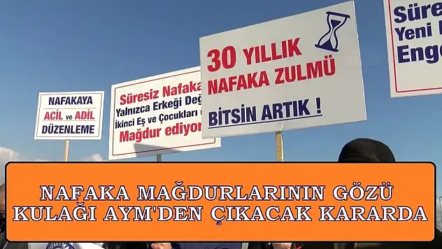 AYM, 'süresiz nafaka' düzenlemesinin iptalini görüşecek