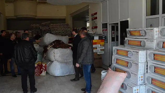 Ayrancı'dan depremzedelere gönderilen yardım tırı yola çıktı