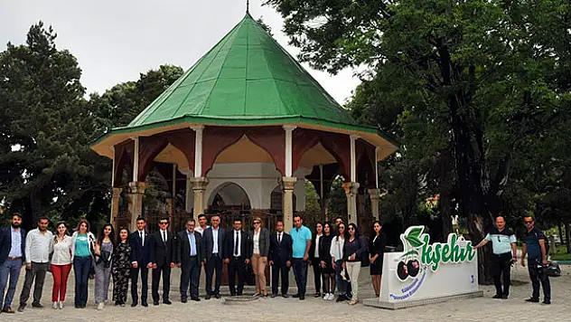 Azerbaycan heyeti Akşehir'i gezdi