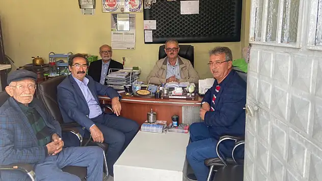 Aziziye Mahalle Muhtarına ziyaret