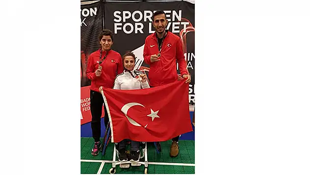 Badmintonda 3 madalya