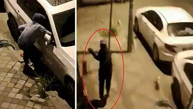 Bağcılar'da otomobile giren hırsızlara balkondan patates fırlattı
