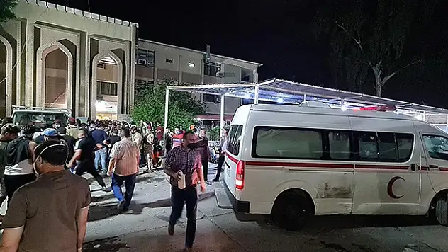 Bağdat'taki pandemi hastanesinde çıkan yangında 82 kişi hayatını kaybetti