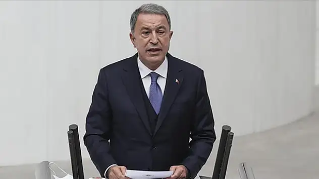 Bakan Akar: Akdeniz'de gerilimi tırmandırmak isteyen Yunanistan'dır