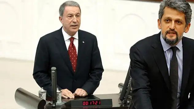 Bakan Akar ile HDP'li Paylan'ın tartışması meclise damga vurdu