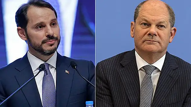 Bakan Albayrak Almanya Finans Bakanı ile görüştü