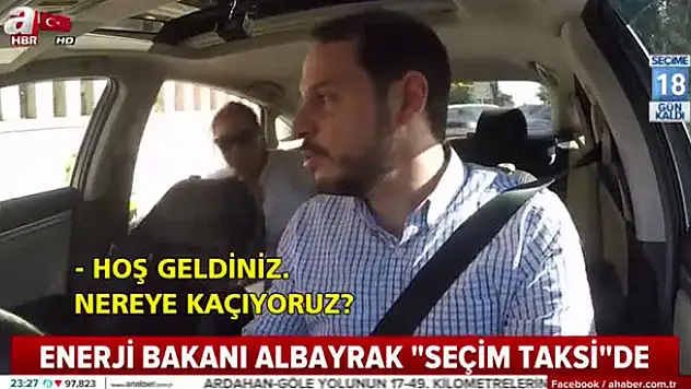 Bakan Albayrak, Seçim Taksi'de