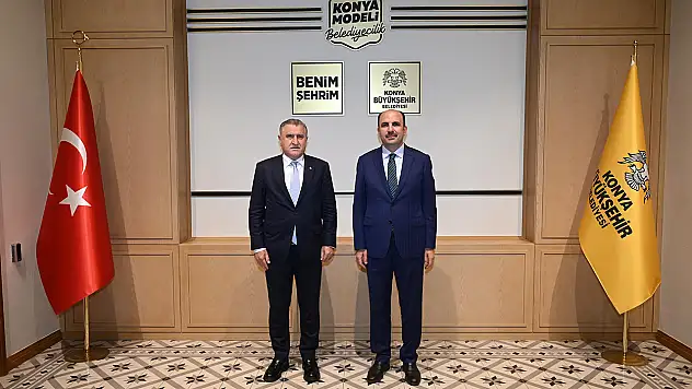 Bakan Bak Konya'da! Başkan Altay projelerini anlattı
