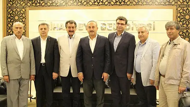 Bakan Çavuşoğlu'ndan Cihanbeyli'ye ziyaret