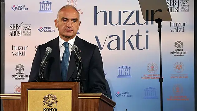 Bakan Ersoy: 'Bizim olanı bozmaya ve Çarptırmaya Allah'ın izniyle kimsenin gücü yetmez'