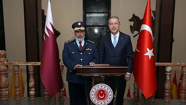 Bakan Hulusi Akar, Şahin el-Ganim'i kabul etti