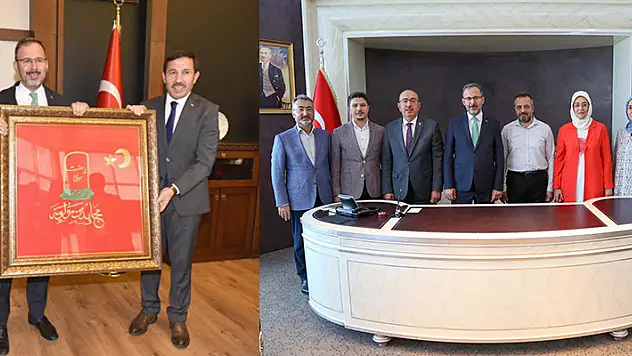 Bakan Kasapoğlu'ndan Meram ve Karatay belediyelerine teşekkür ziyareti
