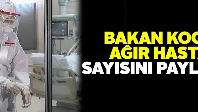Bakan Koca ağır hasta sayısını paylaştı