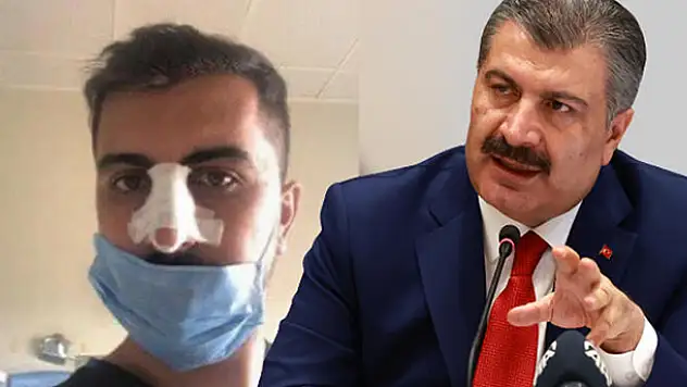Bakan Koca'dan saldırıya uğrayan sağlık çalışanına destek