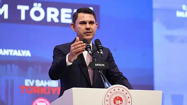 Bakan Kurum: 500 bin sosyal konut projemizin ilk evlerini Mart 2027'de teslim edeceğiz